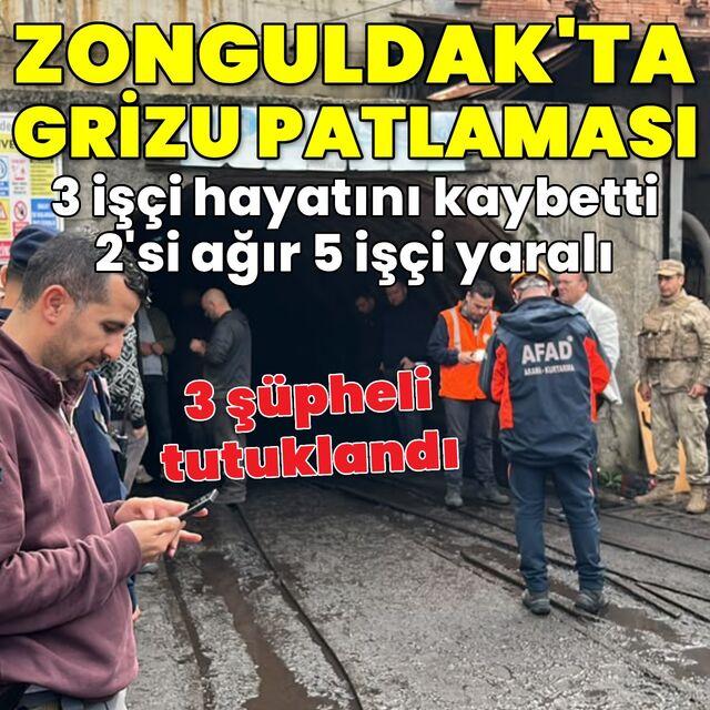 Zonguldak'ta maden ocağında patlama! 3 madenci can verdi