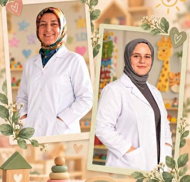 Sümeyye Özer (Sağda) ve Yasemin Bodurluoğlu (Solda)