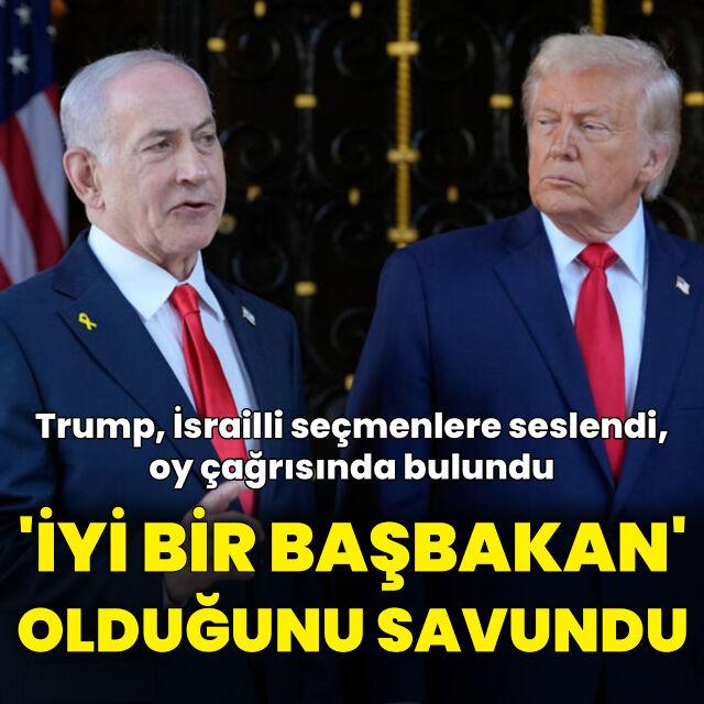 Trump Netanyahu'ya desteğini yineledi