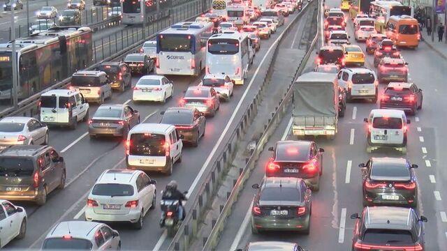 Dev derbi öncesi trafik kilitlendi