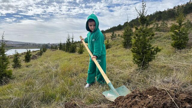 Kayseri'de itfaiyecilerden 100. yıl hatıra ormanı