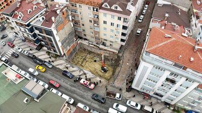 Bahçelievler'de 2 apartman boşaltıldı