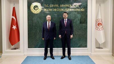 Yavaş'tan Kurum'a ziyaret
