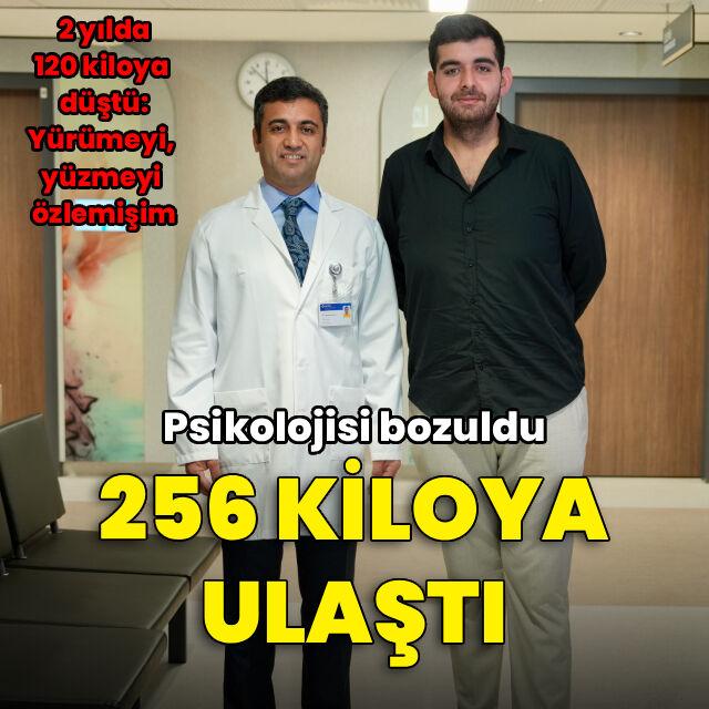 Psikolojisi bozuldu, 256 kiloya ulaştı