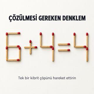 Tek hamlede denklemi çözebilir misiniz?