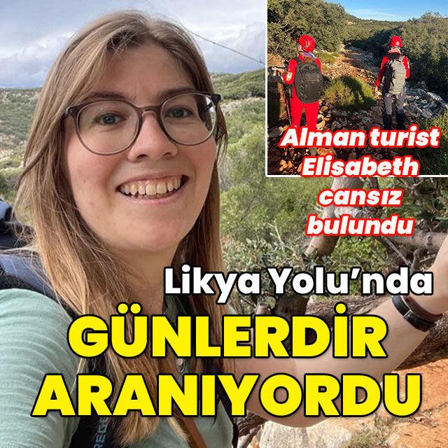 Likya Yolu'nda günlerdir aranıyordu... Alman turistten acı haber