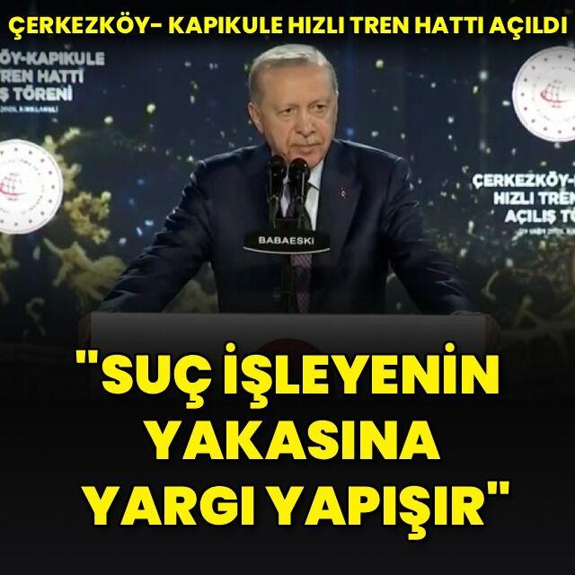 "Suç işleyenin yargı yakasına yapışır"