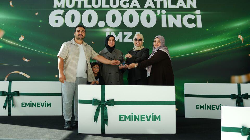 Eminevim'den 600 bininci teslimat