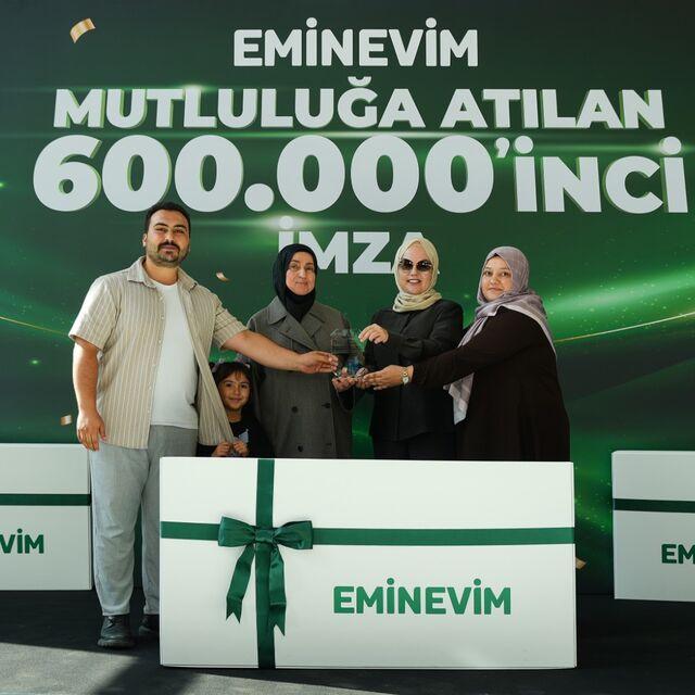 Eminevim'den 600 bininci teslimat