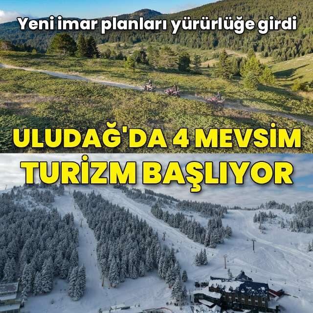 Uludağ'da 4 mevsim turizm başlıyor