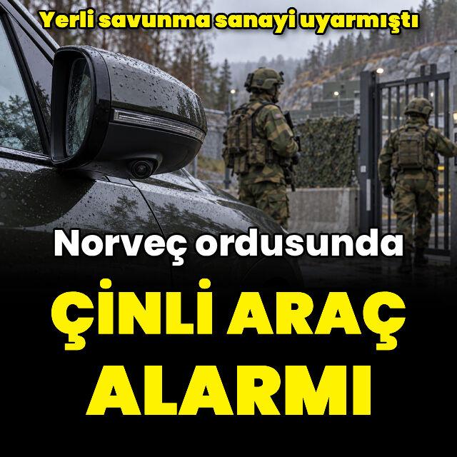 Norveç ordusunda Çinli araç alarmı