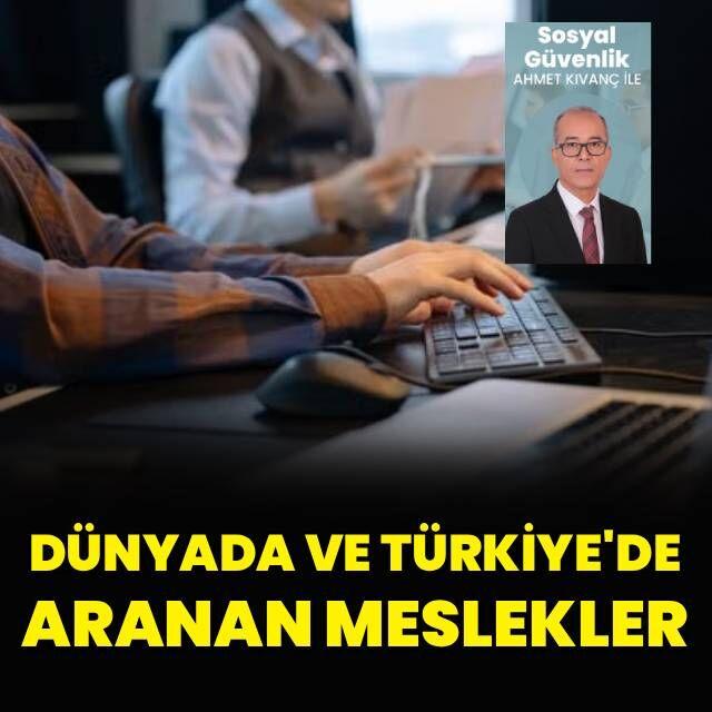 Dünyada ve Türkiye'de aranan meslekler