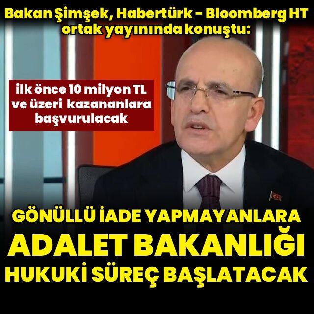 "Gönüllü iade yapmayanlara Adalet Bakanlığı hukuki süreç başlatacak"