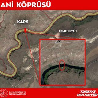 Tarihi Ani Köprüsü yeniden inşa ediliyor