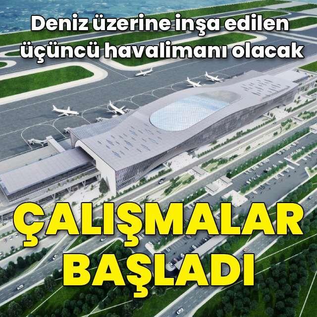 Trabzon Yeni Havalimanı için çalışmalar başladı