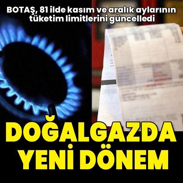 Doğal gazda yeni dönem