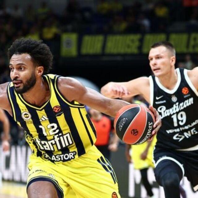 F.Bahçe Tarfin, Partizan'ı devirdi!