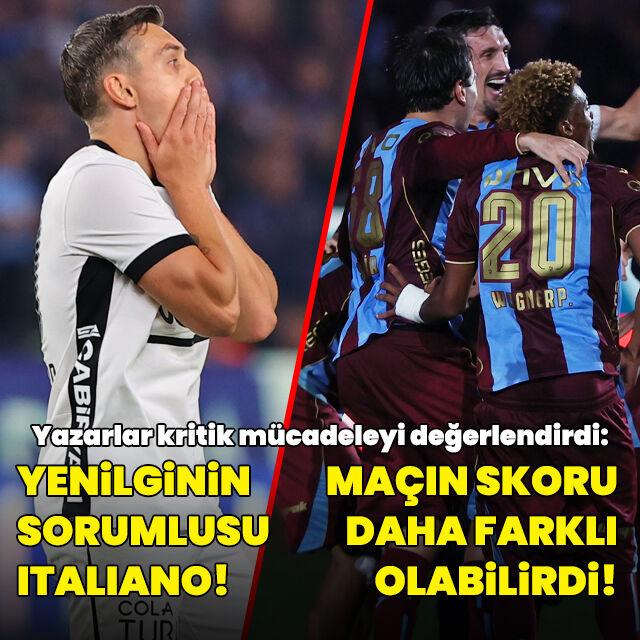 "Yenilginin sorumlusu Italiano"