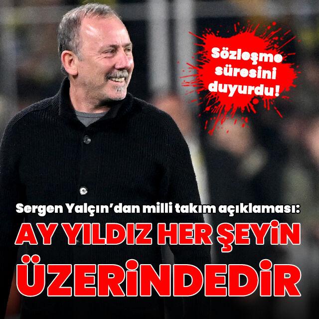 Sergen Yalçın'dan milli takım açıklaması!