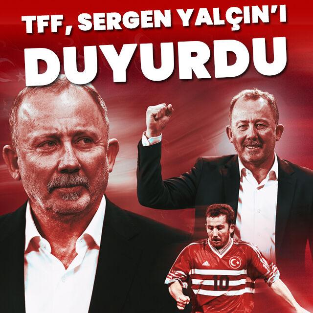 TFF, Sergen Yalçın'ı resmen açıkladı!