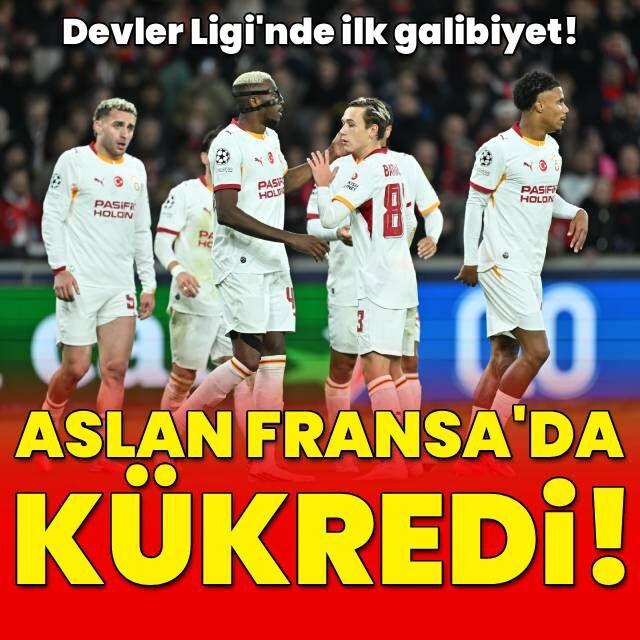 Aslan Fransa'da kükredi!