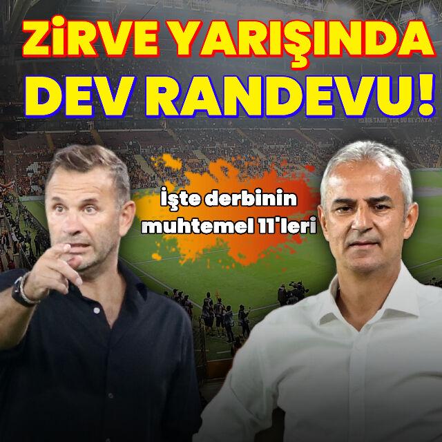 Zirve yarışında dev randevu: G.Saray-F.Bahçe