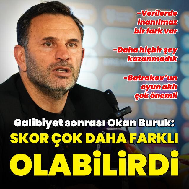 "Skor çok daha farklı olabilirdi"