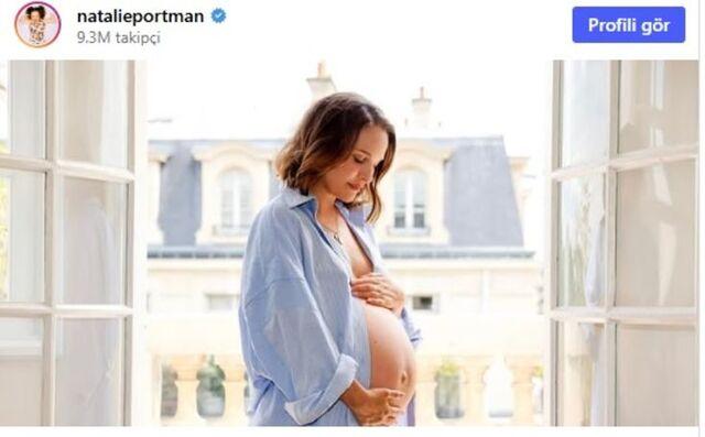 Natalie Portman, temmuz ayında hamilelik fotoğrafını,  "Seninle tanışacağımız günleri sayıyorum" mesajıyla paylaştı