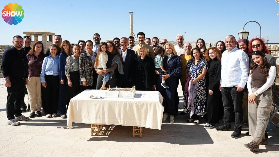 'Sevdan Bir Ateş' dizi setine anlamlı ziyaret