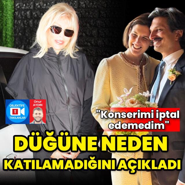 Düğüne neden katılamadığını açıkladı