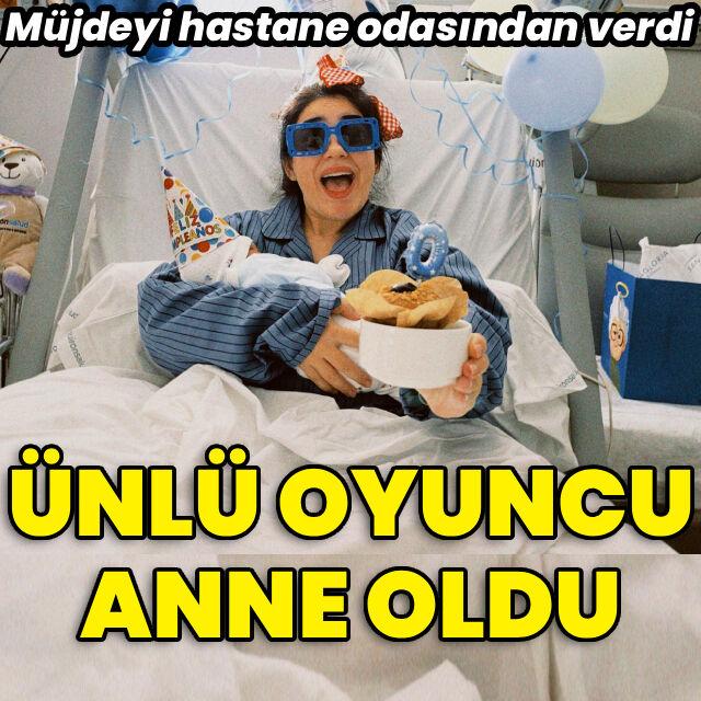 Ünlü oyuncu anne oldu