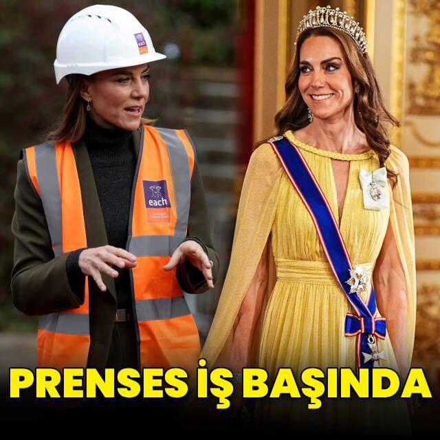 Prenses iş başında!
